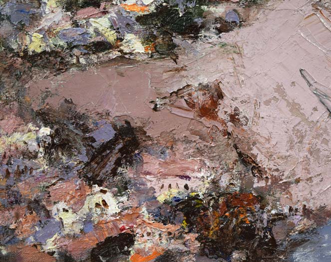 的場信治「トレド(スペイン)」油絵・F6号 拡大画像3