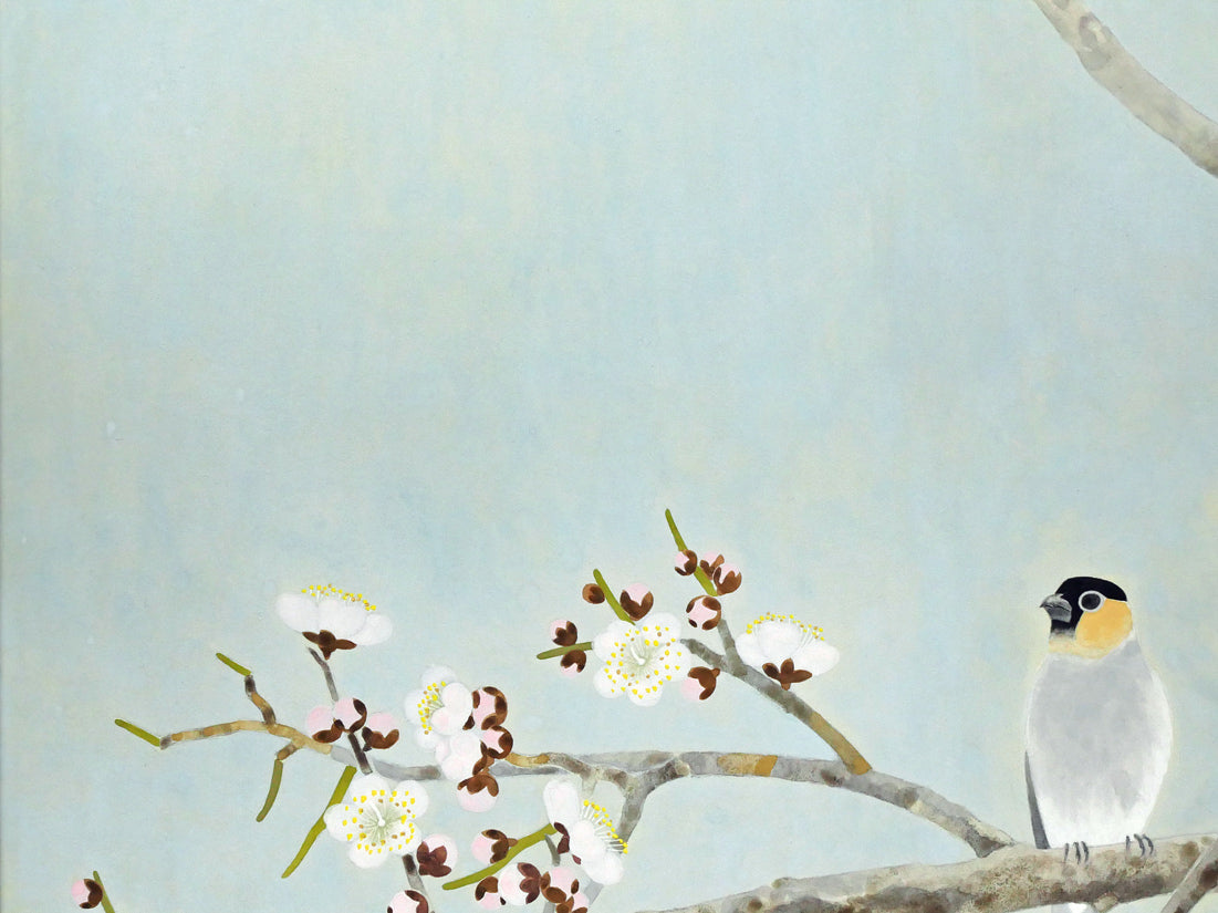 松本進「香」日本画・P12号 拡大画像1