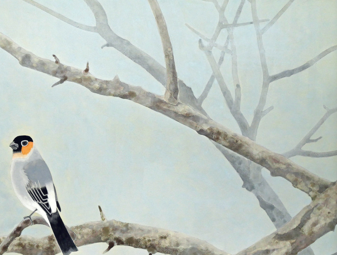 松本進「香」日本画・P12号 拡大画像2