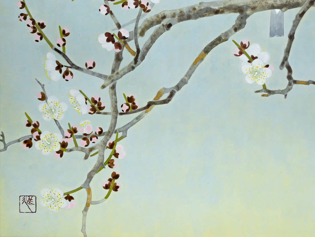 松本進「香」日本画・P12号 拡大画像3