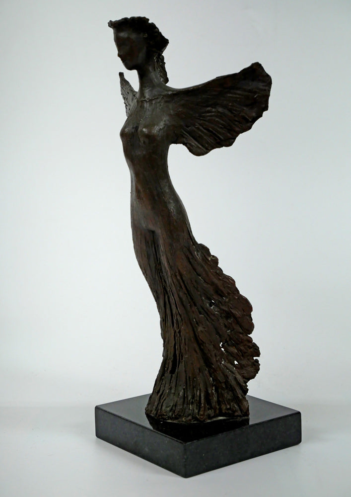 三木俊治「ニケ・勝利の女神」ブロンズ作品 全体画像5
