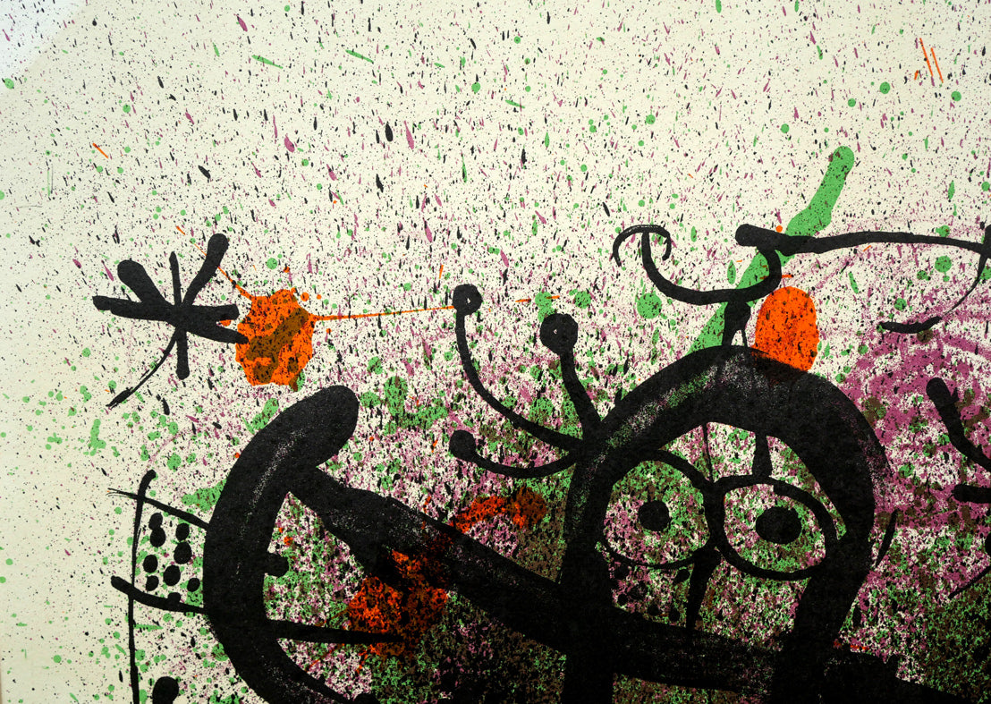 ジョアン ミロ(MIRO Joan)「プロバーブ」リトグラフ 拡大画像1