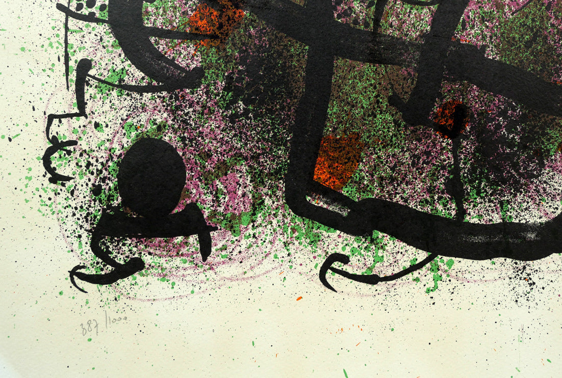 ジョアン ミロ(MIRO Joan)「プロバーブ」リトグラフ 拡大画像4