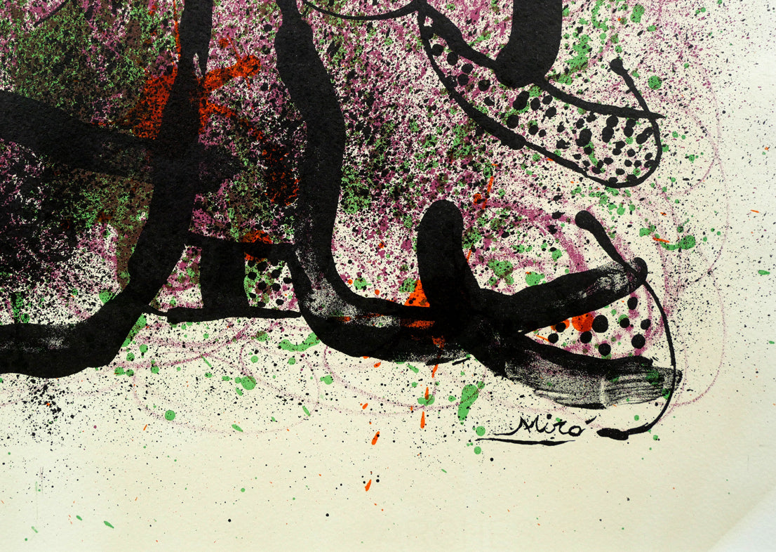 ジョアン ミロ(MIRO Joan)「プロバーブ」リトグラフ 拡大画像5