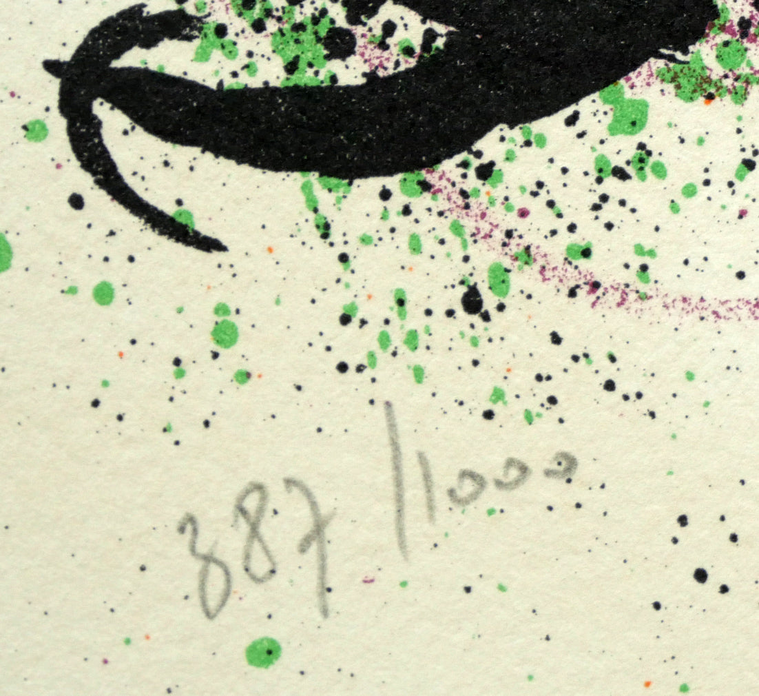 ジョアン ミロ(MIRO Joan)「プロバーブ」リトグラフ 限定番号(ed,387/1000)