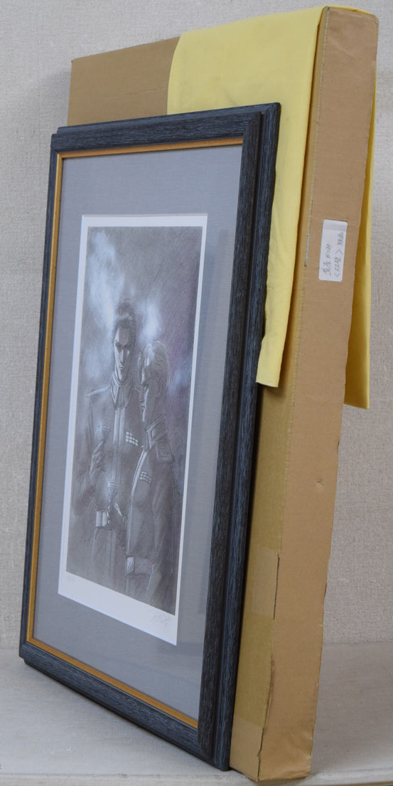 道原かつみ「双璧(銀河英雄伝説)」ミクスドメディア版画 付属品画像