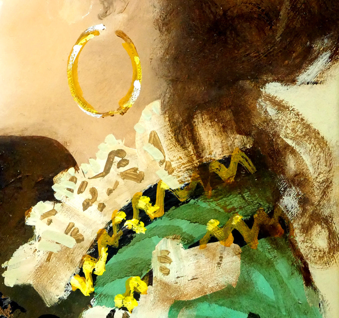 宮永岳彦「燗」油絵・SM 拡大画像4