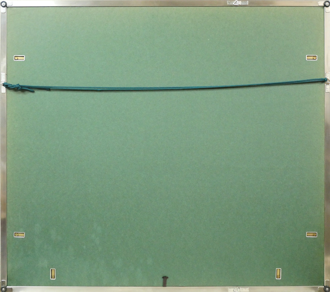 宮下柚葵「折づる」日本画・F10号 額縁裏側画像