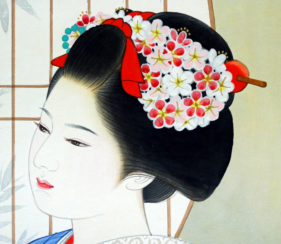 宮下柚葵「折づる」日本画・F10号 拡大画像2