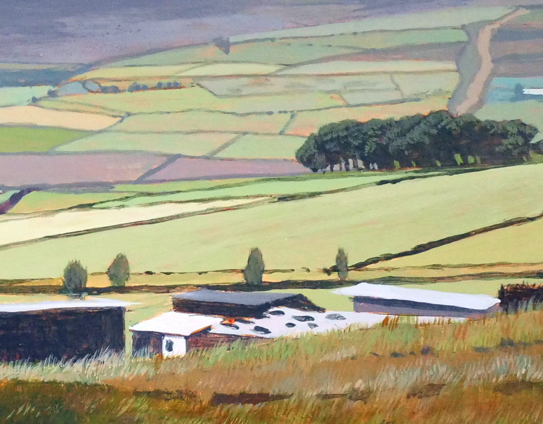 百瀬智宏「ハワースの丘(イギリス)」油絵・M10号 拡大画像5