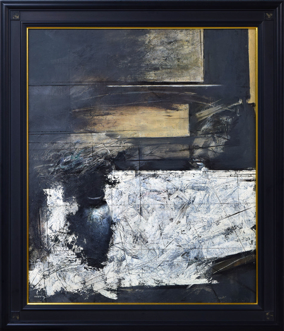 森山誠「卓上04-2」油絵・F20号