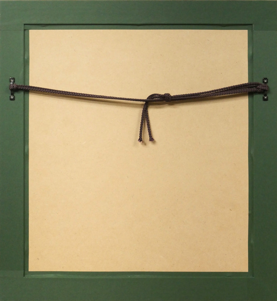 アルフォンス ミュシャ(Alphonse MUCHA)「JOB」リトグラフ 額縁裏側画像