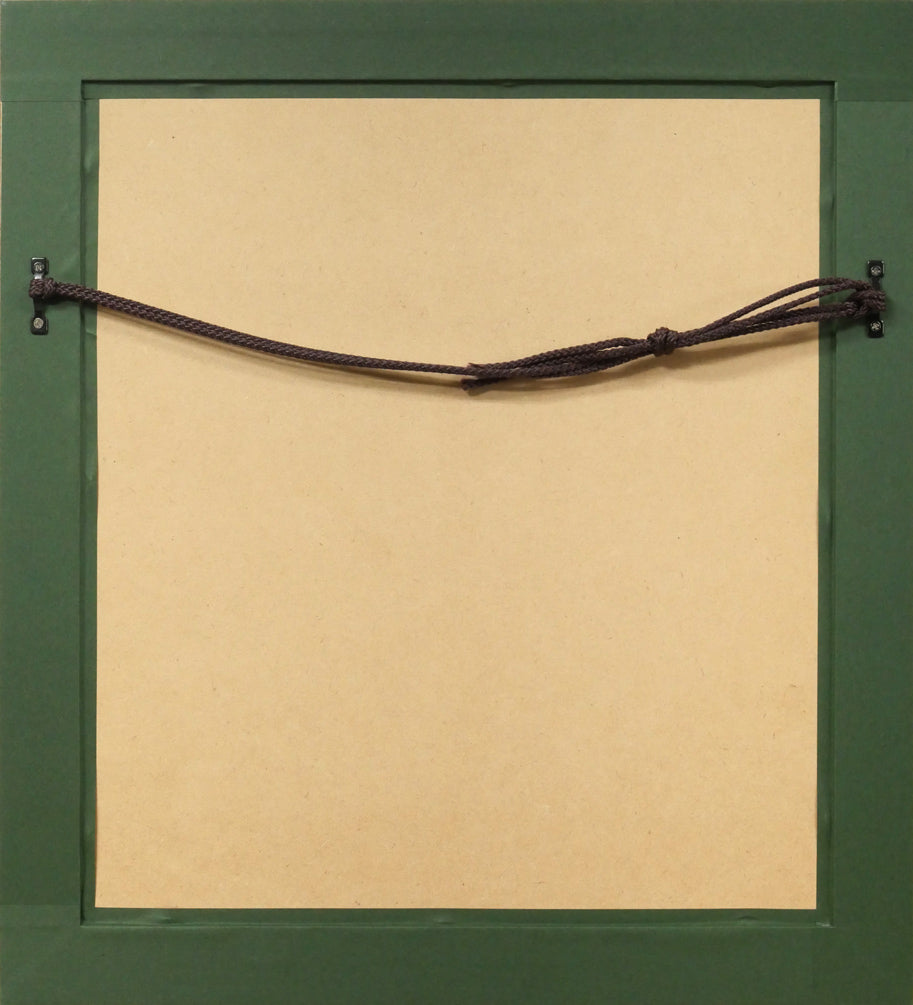 アルフォンス ミュシャ(Alphonse MUCHA)「黄道十二宮(ゾディアック)」リトグラフ 額縁裏側画像