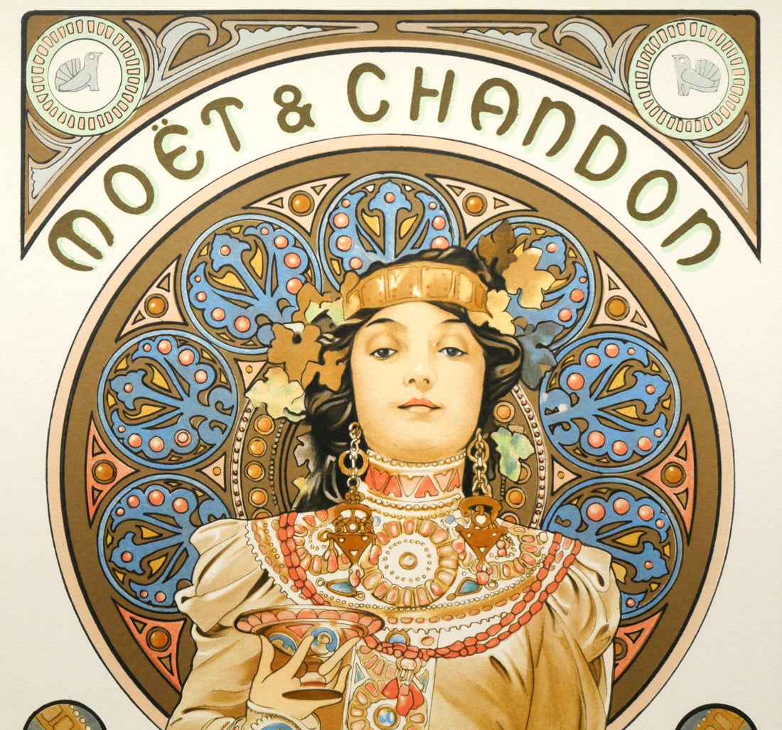 アルフォンス ミュシャ「インぺリアル(モエ エ シャンドン)」リトグラフ 拡大画像1