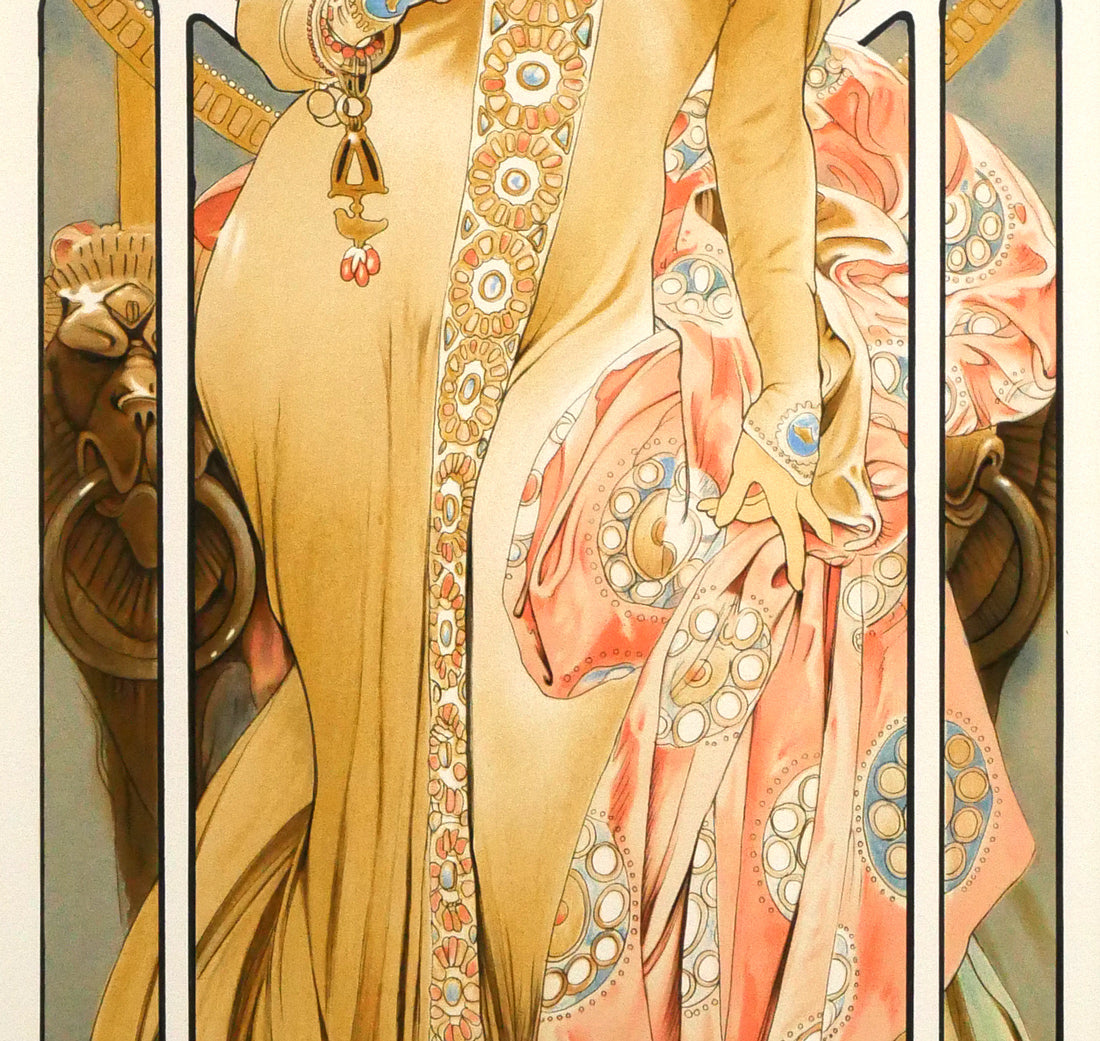 アルフォンス ミュシャ「インぺリアル(モエ エ シャンドン)」リトグラフ 拡大画像4