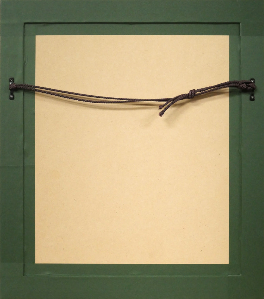 アルフォンス ミュシャ(Alphonse MUCHA)「オーストリアハンガリー」リトグラフ 額縁裏側画像