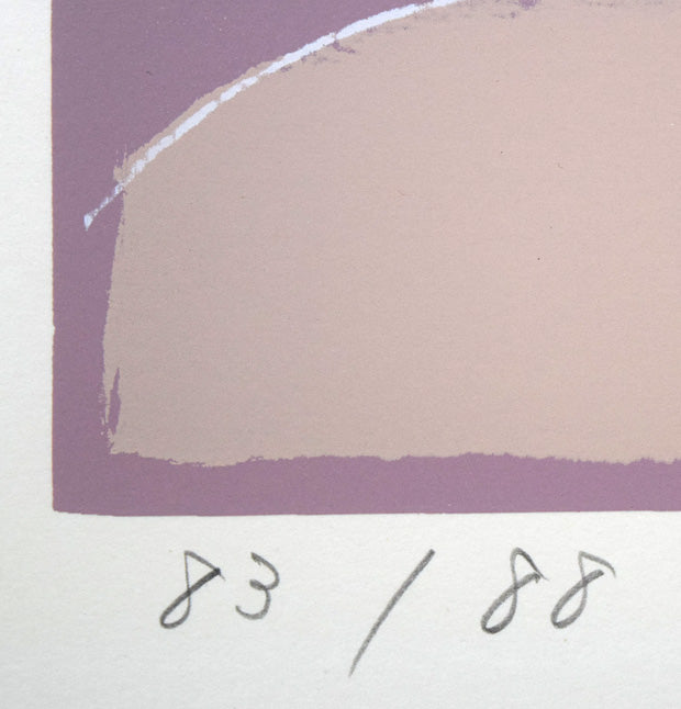 永瀬義郎「淡雪(版画集「浪漫」より)」ナガセプリント.73 限定番号(ed,83/88)