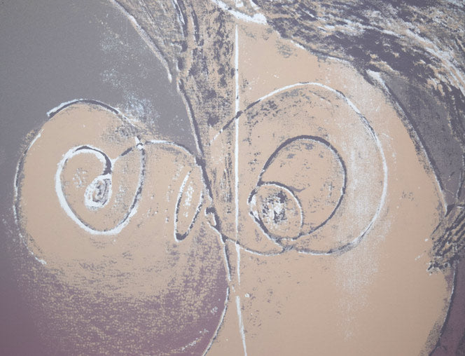 永瀬義郎「淡雪(版画集「浪漫」より)」ナガセプリント.73 拡大画像4