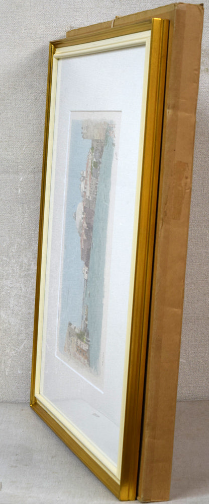 中村清治「ヴェネツィア風景」リトグラフ 付属品画像(差し箱)