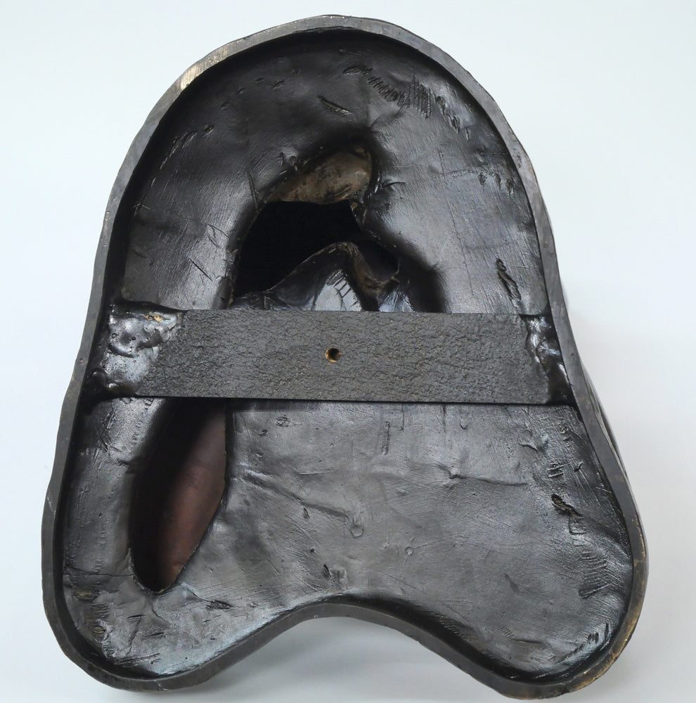 中野五一「裸婦像」ブロンズ作品 作品裏側画像