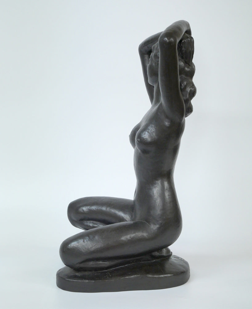 中野五一「裸婦像」ブロンズ作品 作品全体画像2