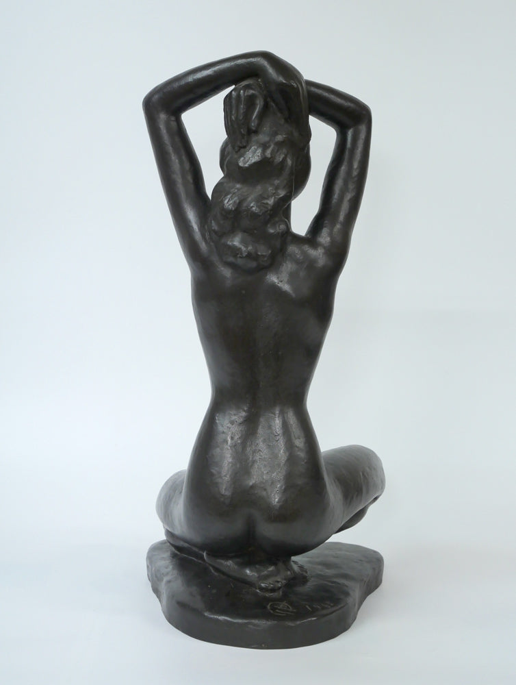 中野五一「裸婦像」ブロンズ作品 作品全体画像3