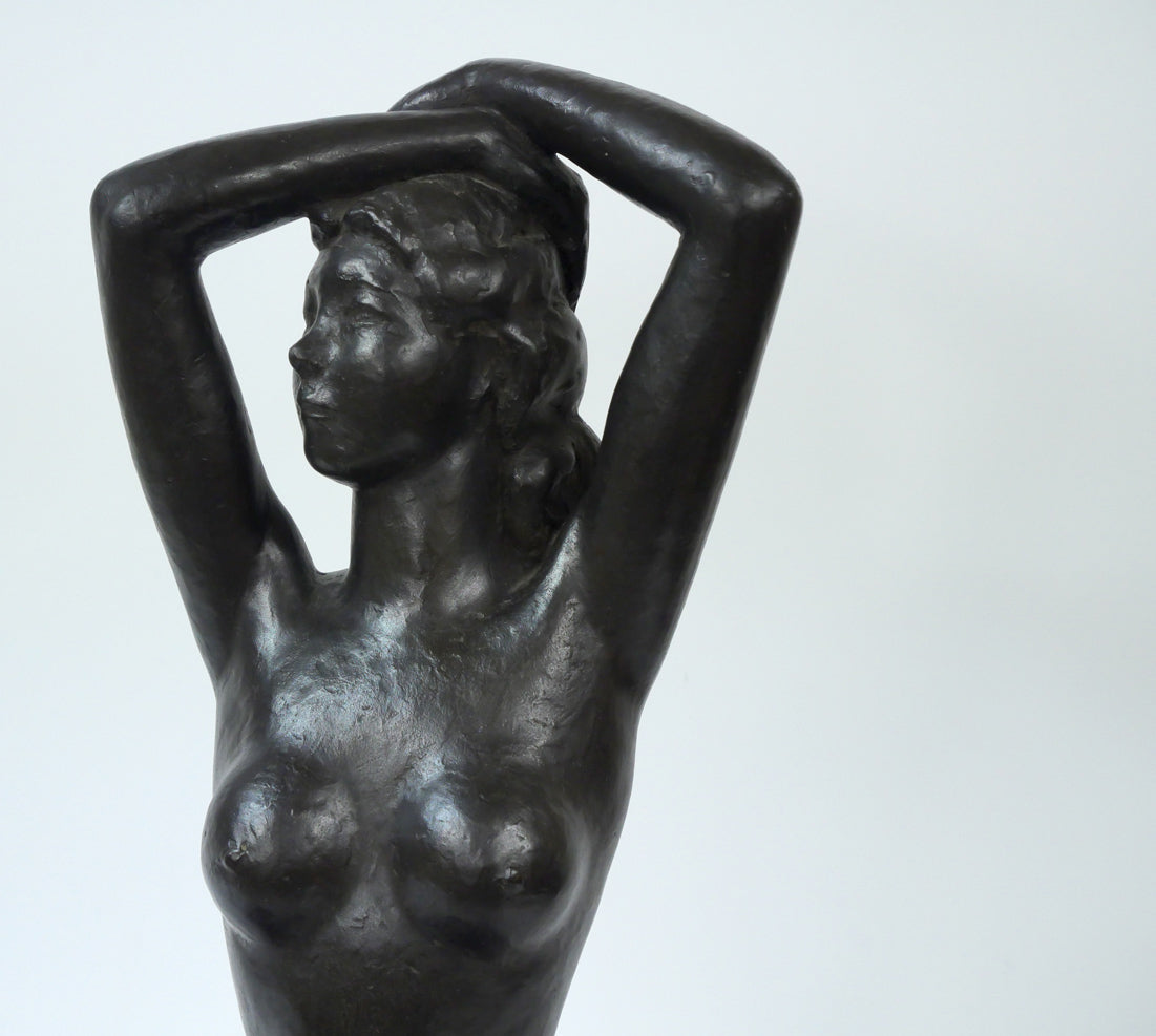 中野五一「裸婦像」ブロンズ作品 拡大画像2