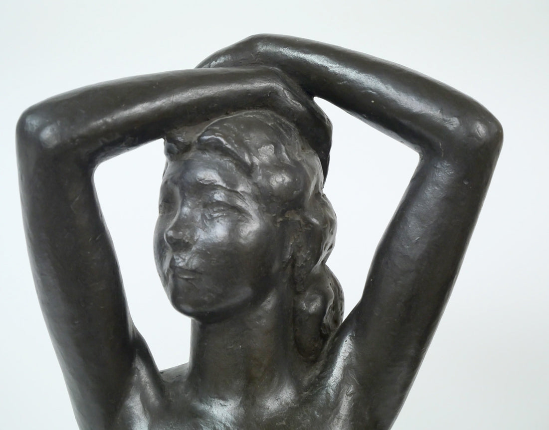 中野五一「裸婦像」ブロンズ作品 拡大画像1