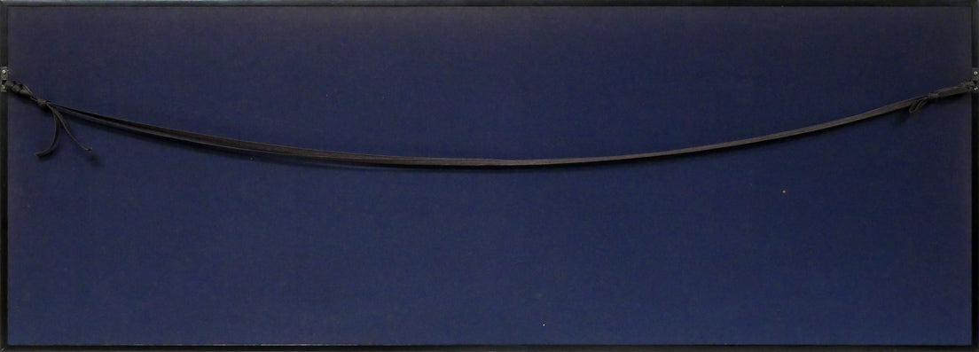 中野北溟「風華」肉筆書額装 額縁裏側画像