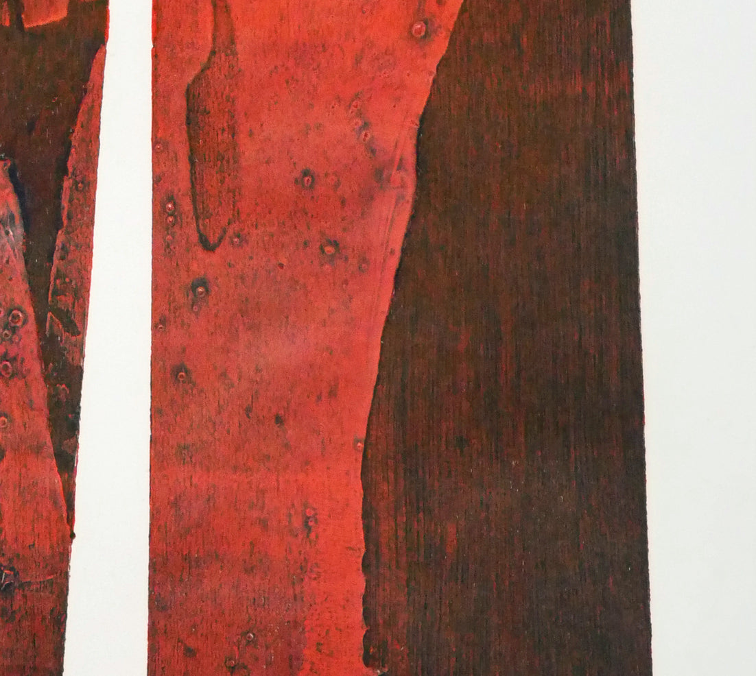 中谷有逸「碑(築く)」凹凸併用版・版画・限定5部 拡大画像4