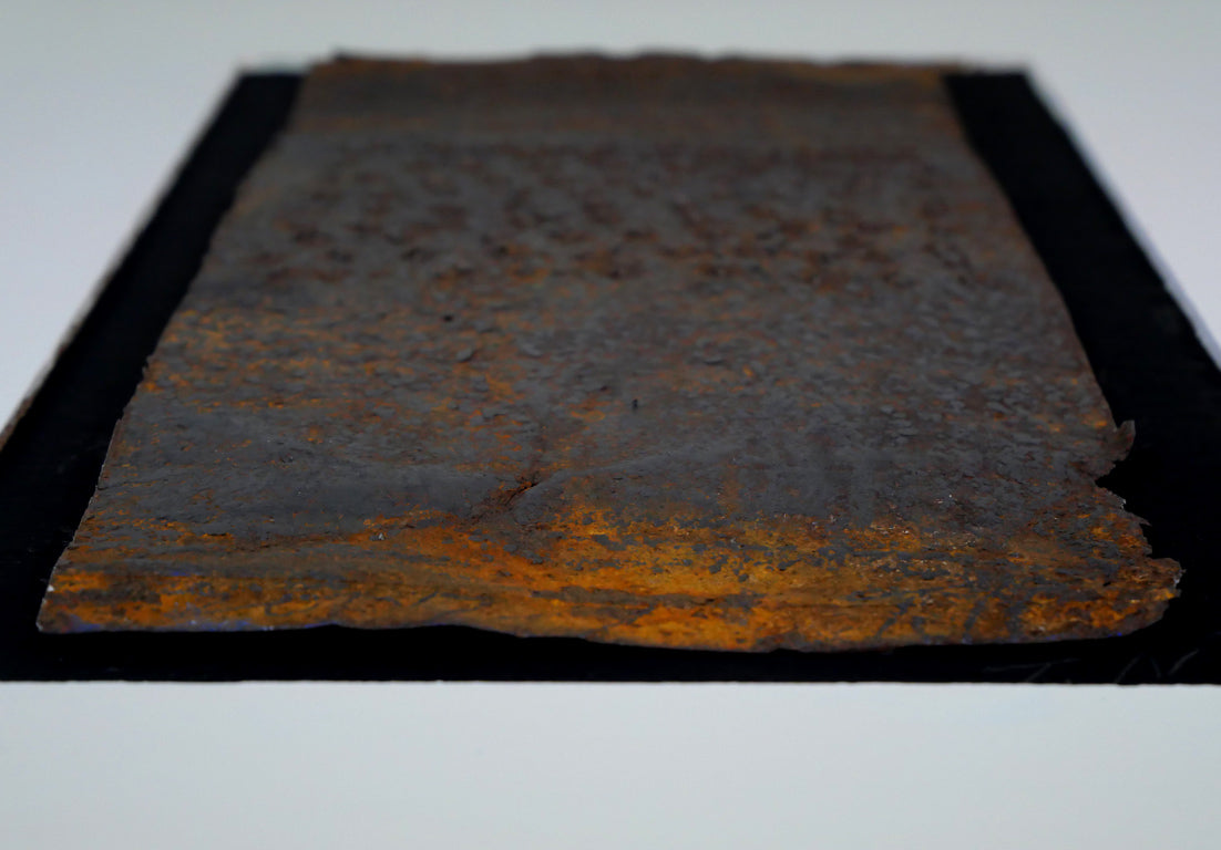 楢原武正「大地/開墾」ミクストメディア(トタン板) 拡大画像5