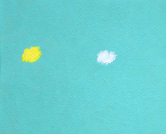 西村一夫「内なる風景 ACS-1」アクリルガッシュ 拡大画像1