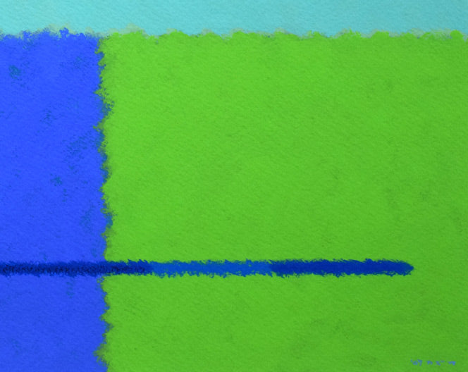 西村一夫「内なる風景 ACS-1」アクリルガッシュ 拡大画像4