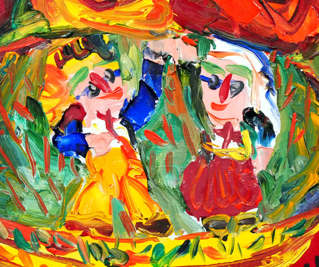 野間仁根「薔薇」油絵・F6号 拡大画像5