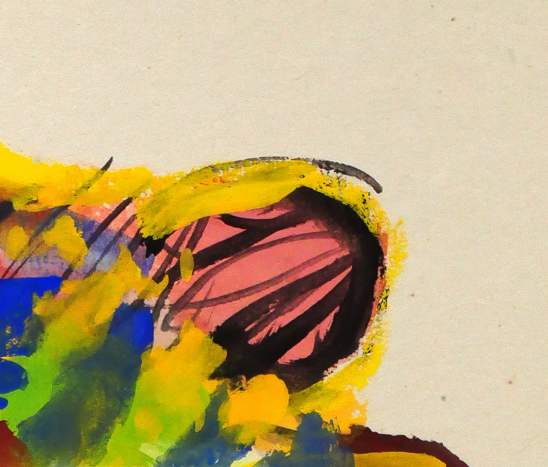 野間仁根「魚 メバル」水彩画・色紙 拡大画像3