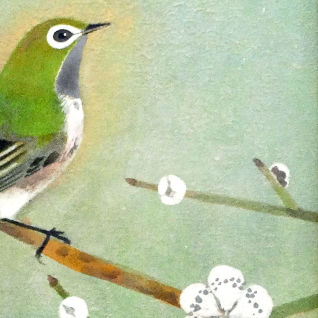 野々内宏「目白」日本画・P4号 拡大画像3