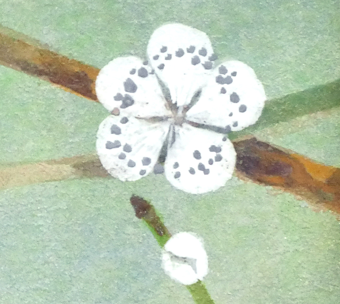 野々内宏「目白」日本画・P4号 拡大画像6