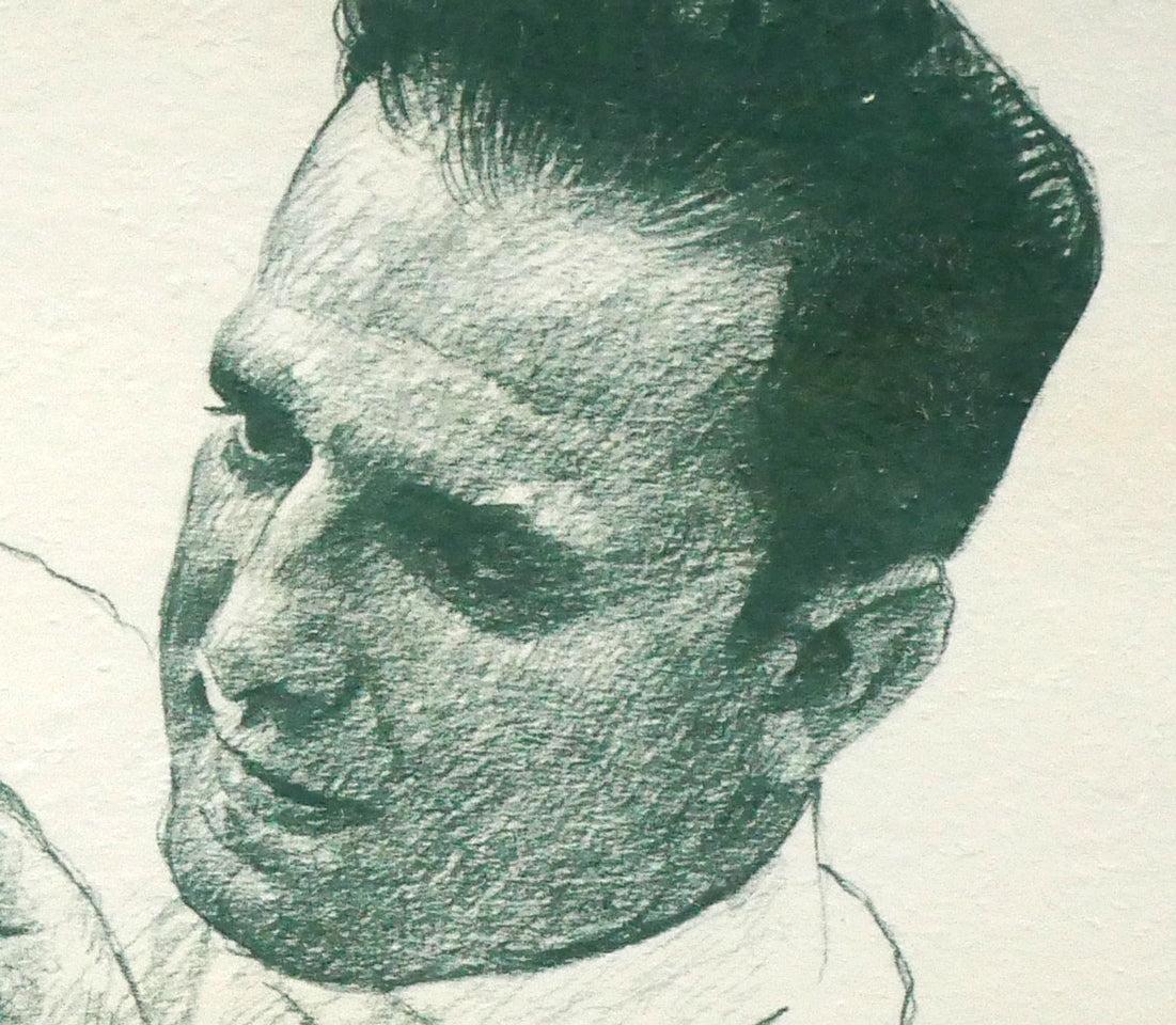 ノーマン ロックウエル(Norman Rockwell)「FIRST HAIRCUT」リトグラフ 拡大画像6