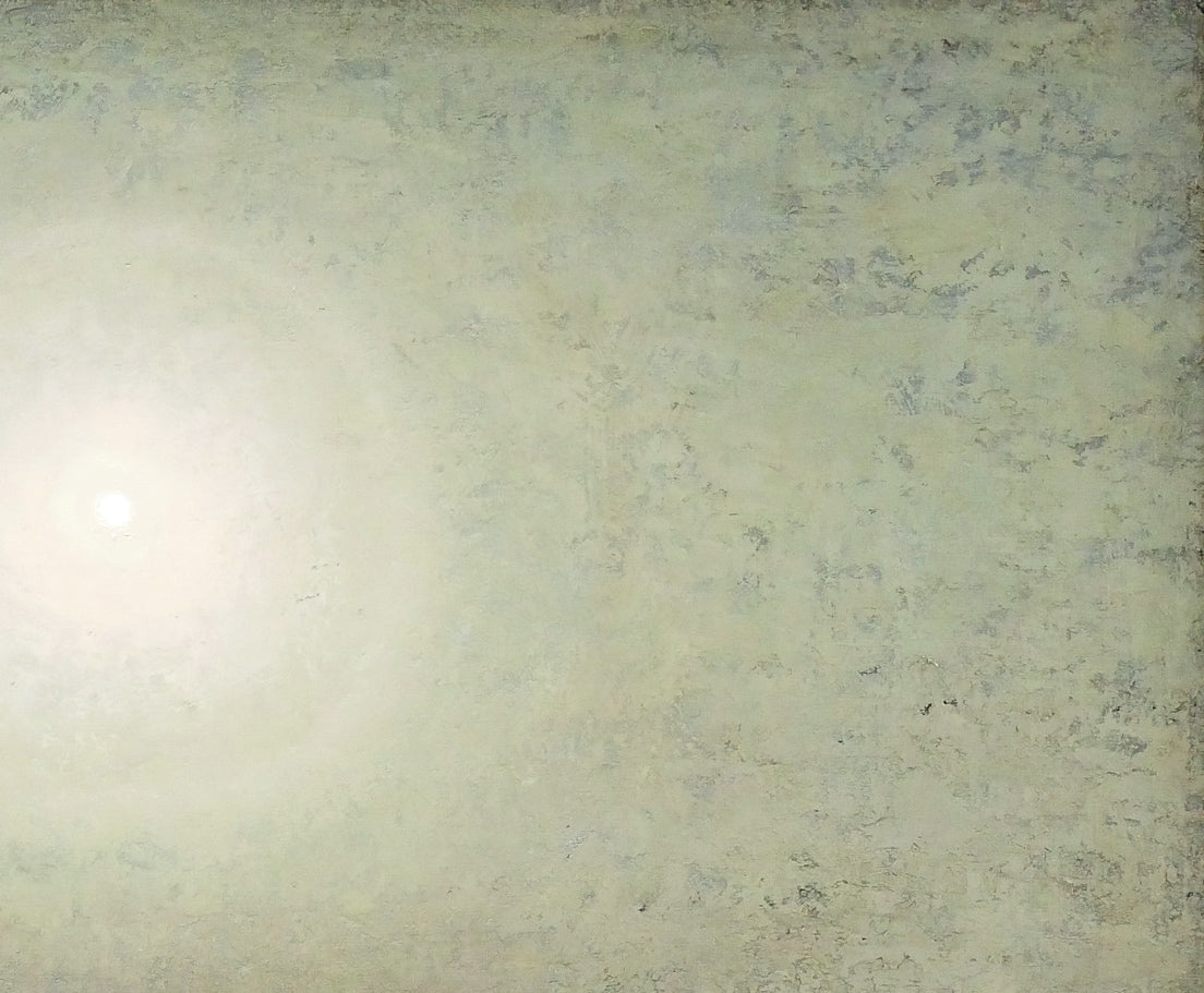 越智紀久張「日輪(厚田風景)」油絵・F10号 拡大画像3