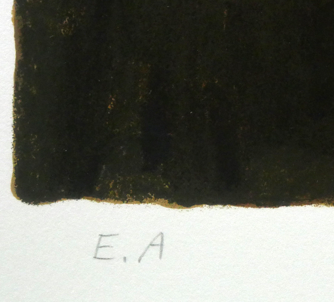 織田広喜「キャフェレストラン風景」リトグラフ 限定番号(ed,E.A=作家保存版)