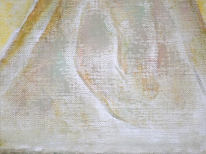 小川原脩「孤峰(羊蹄山)」油絵・F4号 拡大画像2