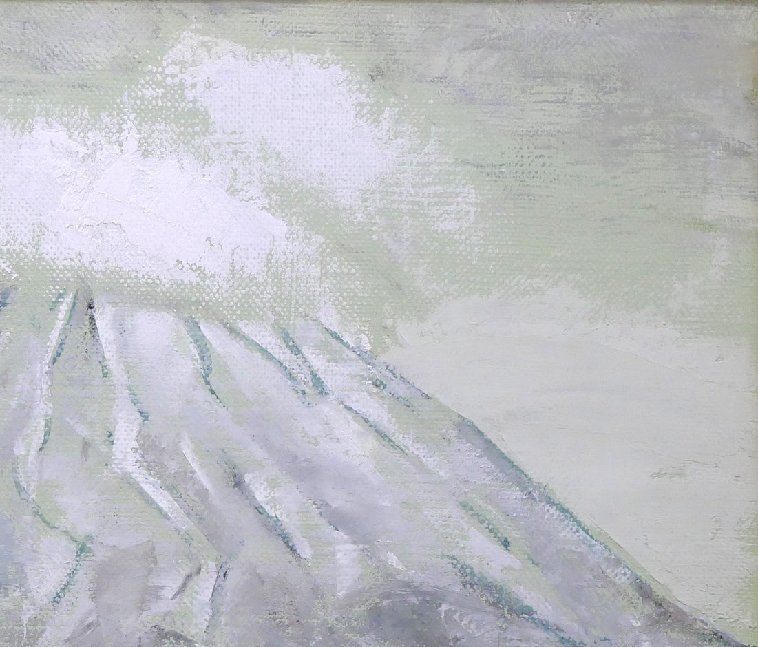 小川原脩「羊蹄山」油絵・F6号 拡大画像3