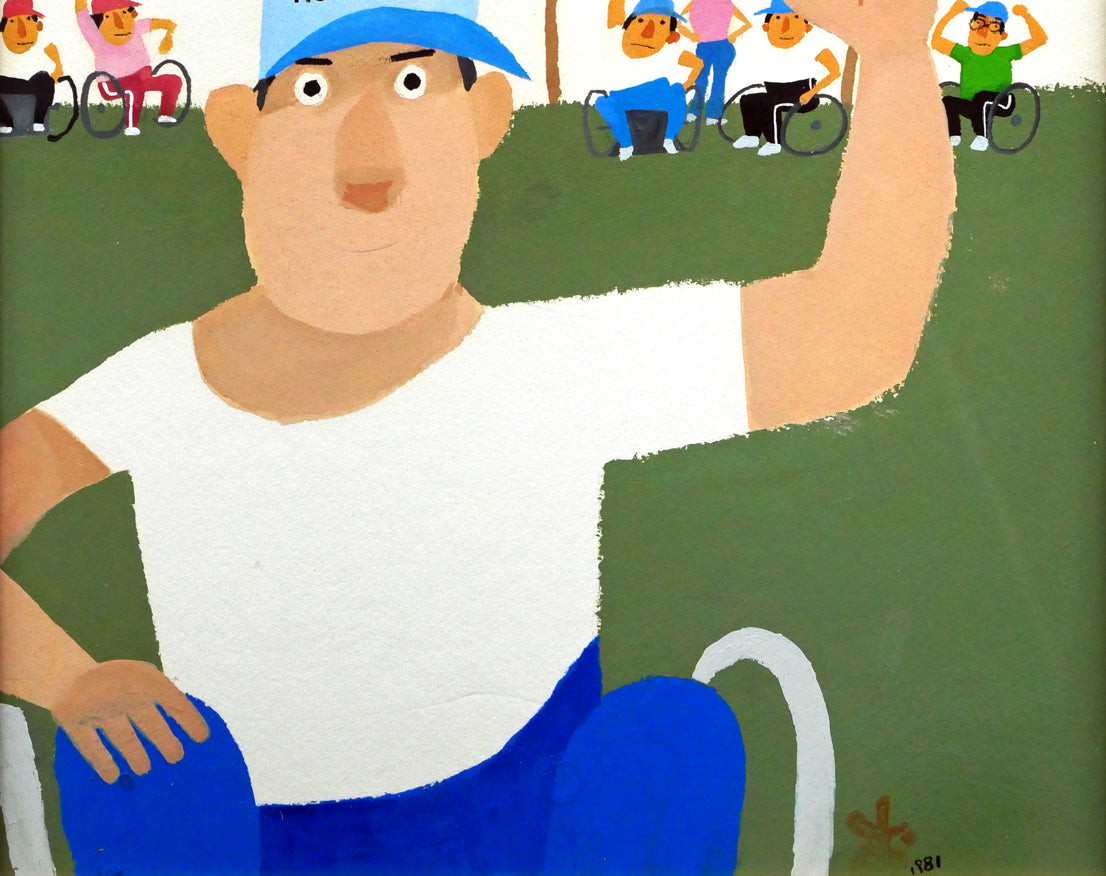 おおば比呂司「北海道」ポスターカラー原画1点物・5号 拡大画像2