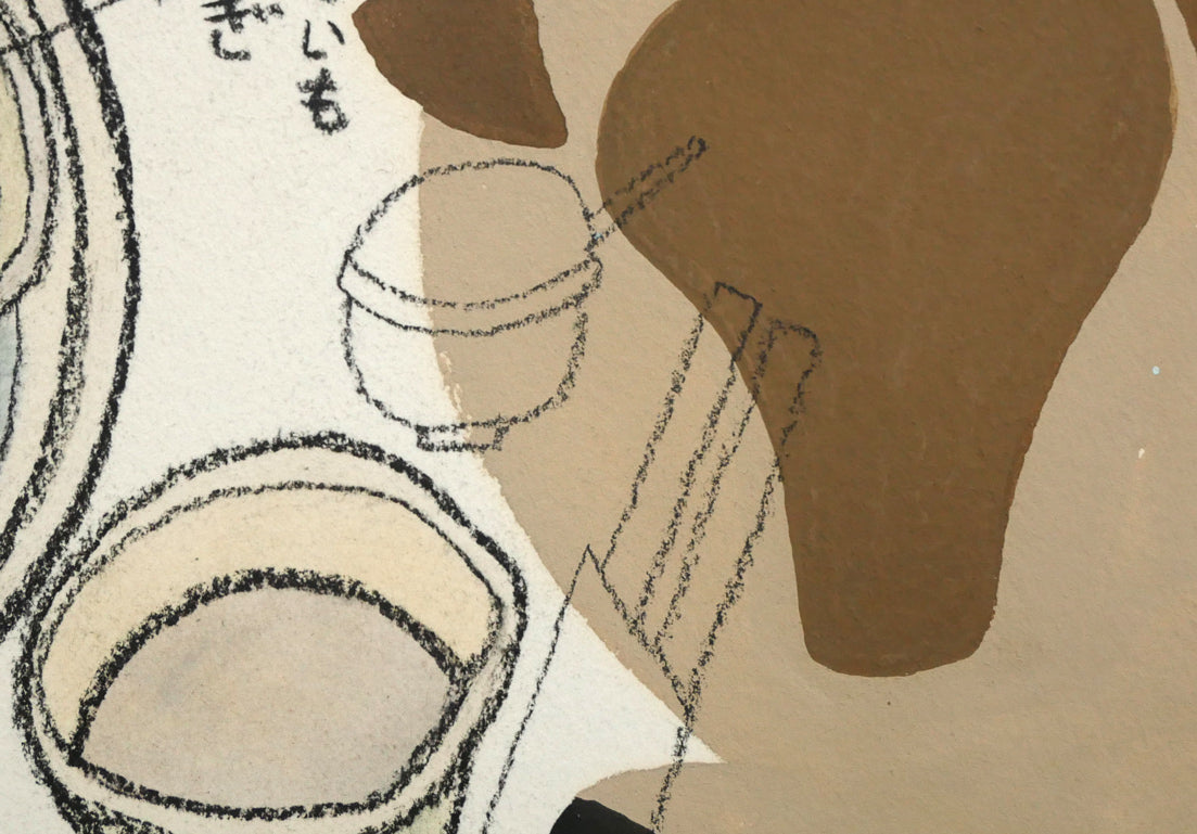 おおば比呂司「サッポロビール園(味のある旅)」水彩画・5号 拡大画像4