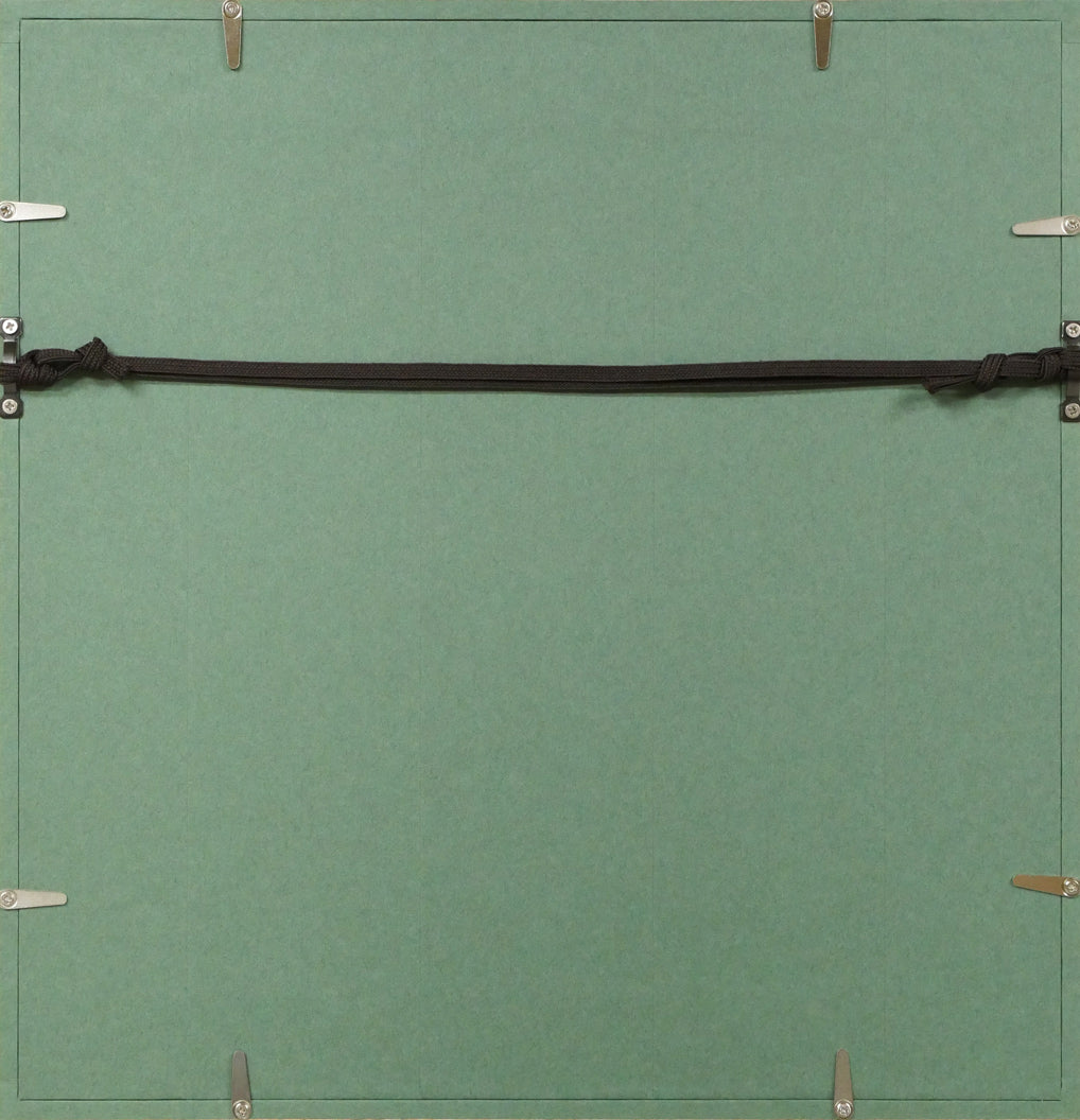 大橋歩「アンコールの軽やかな音色」銅版画 額縁裏側画像