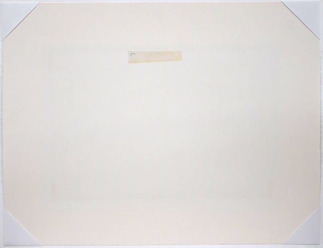 岡部昌生「Stroke on the recorded wall(黒)」フロッタージュ 作品裏側画像