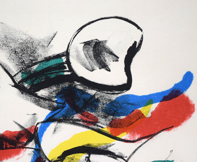 岡本太郎「風」リトグラフ・1960年作 拡大画像4