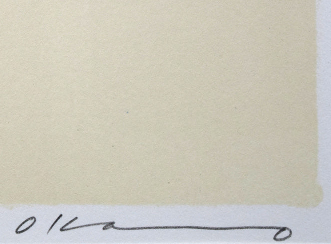 岡野浩二「Untitled#02」リトグラフ 本人直筆鉛筆サイン画像