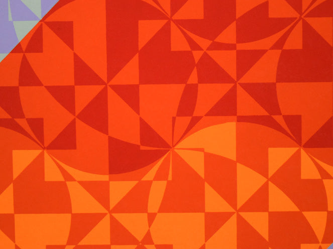 オノサトトシノブ「silk-60」シルクスクリーン版画 拡大画像1