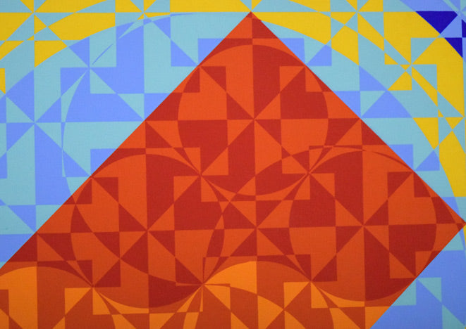 オノサトトシノブ「silk-60」シルクスクリーン版画 拡大画像3